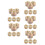 30 Pcs Concealed Fire Sprinkler Cover Plate Ceiling Mount 5