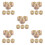 30 Pcs Concealed Fire Sprinkler Cover Plate Ceiling Mount 9