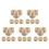 30 Pcs Concealed Fire Sprinkler Cover Plate Ceiling Mount 8