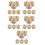 30 Pcs Concealed Fire Sprinkler Cover Plate Ceiling Mount 6