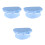3 Pcs Adjustable Chef Hat Light Blue For Men Women 10