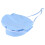3 Pcs Adjustable Chef Hat Light Blue For Men Women 3
