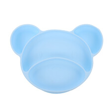 3Pièces Bols Bébé Silicone Ours Sécurisée