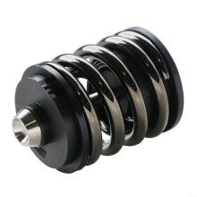 Folding Bicycle Rear Shock Absorber for Brompton 67X39.8 mm Gray Double Layer Steel Suspension System