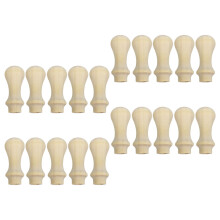 60 Pcs Wooden Wax Seal Handles Replacement Stamp Wood