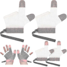 (M, red) 2pairs Stop Thumb Sucking Finger Guard Pink Breathable Baby Finger Sucking Stop For Baby