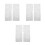 3Pcs White Ripped Fingerless Gloves Steampunk Punk Style 7