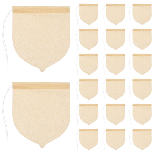 200 Pcs Disposable Loose Tea Filter Bags With Drawstring 2