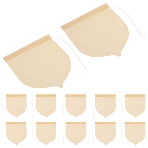 200 Pcs Disposable Loose Tea Filter Bags With Drawstring 1