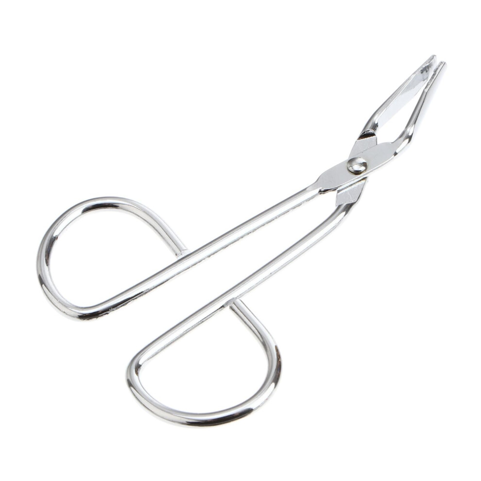 Professional Eyebrow Threading Tool Stainless Steel Tweezers Clip Slanted Point For Professional Use