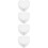4Pcs Foam Heart Shaped Cake Practice Model 10