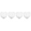 4Pcs Foam Heart Shaped Cake Practice Model 6
