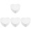 4Pcs Foam Heart Shaped Cake Practice Model 4