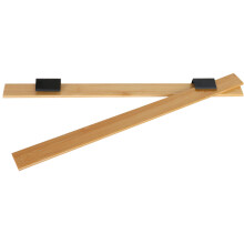 Set Of 5 Poster Hanging Strips Hangers Pole Clips Wood Banner Poles