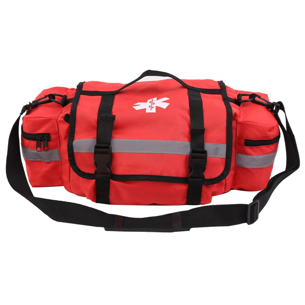First Aid Bag Portable Emergency Bag For School, Lightweight Oxford Cloth, Shoulder Carry Medical Kit, Paramedic
