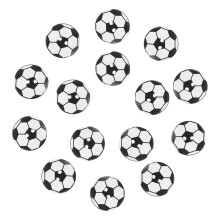 5 Count Wooden Buttons Mens Hobbies Jean Football
