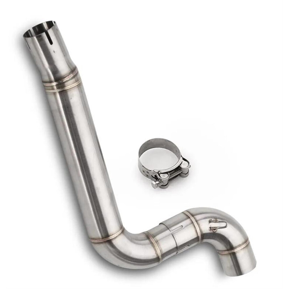 Motorcycle Exhaust Middle Link Pipe Slip On For Benelli Bn302 Tornado 302R 9084446277968