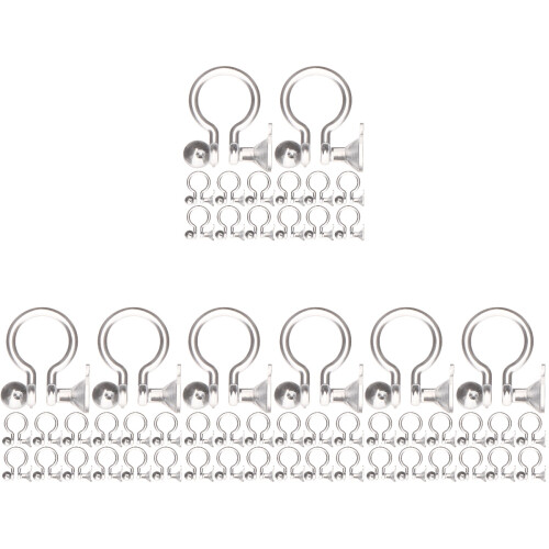 4 Pcs Clip On Earring Converter Backs Screw Converters Components 1
