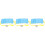 3pcs Buoyancy Belt Eva Kickboard Life-Saving 4