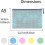 Document Bag A5, 10 Pieces File Zippered Bags, Mesh Plastic Zippered Pocket 2