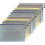 Document Bag A5, 10 Pieces File Zippered Bags, Mesh Plastic Zippered Pocket 1