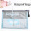 Document Bag A5, 10 Pieces File Zippered Bags, Mesh Plastic Zippered Pocket 4