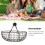 2 Pcs Fruit Basket Kitchen Versatile Rack For Storage Wire Baskets 8