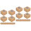 2 Pack Mini Cake Boxes Bakery Carrier Candy Cupcake Takeaway Baby 4