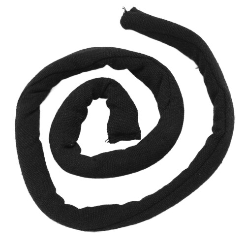 Spiral Lock Haargummi lange Dreadlock PureBlack