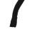 Spiral Lock Haargummi lange Dreadlock PureBlack 5