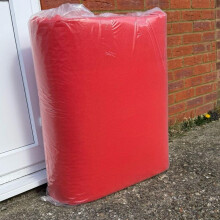 ((1) Red) Foldable Sponge Foam Mattress (80cm x 190cm), Single Size Mattress Soft and Easy to Carry, Store and Utilise!!