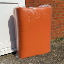 ((5) Orange) Foldable Sponge Foam Mattress (80cm x 190cm), Single Size Mattress Soft and Easy to Carry, Store and Utilise!!