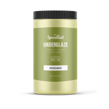 Speedball Underglaze Avocado 16 oz Wyprodukowano w USA Bezolowiowy barwnik do ceramiki i ceramiki Szeroki zakres wypalania Stozek 05-10 Dopuszczony d