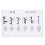 54pcs Car Wiring Harness Clips Assorted 6 Sizes Black Plastic Storage Box 6