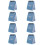 8 Pcs 2022 Desk Calendar For Time And Memo Planning 11