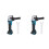 2 Sets Rechargeable Angle Grinder Grinding Tool 8