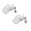2 Pcs Manual Household Ice Crusher For Summer Random Style 7