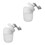 2 Pcs Manual Household Ice Crusher For Summer Random Style 2