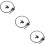 3Pièces Rallonge Tuyau Noir Usage Polyvalent 11