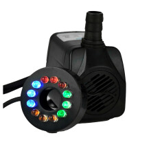 Black Compact Fish Tank Water Pump Alloy Plastic Quiet Submersible