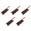 5Pcs Brown Wood Dusting Brushes Long Handle Fireplace Bed Sofa Cleaner 7