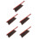 5Pcs Brown Wood Dusting Brushes Long Handle Fireplace Bed Sofa Cleaner 8
