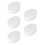 5Pcs Oval Fake Cake Dummy For Cake Decorating Practice And Display 5