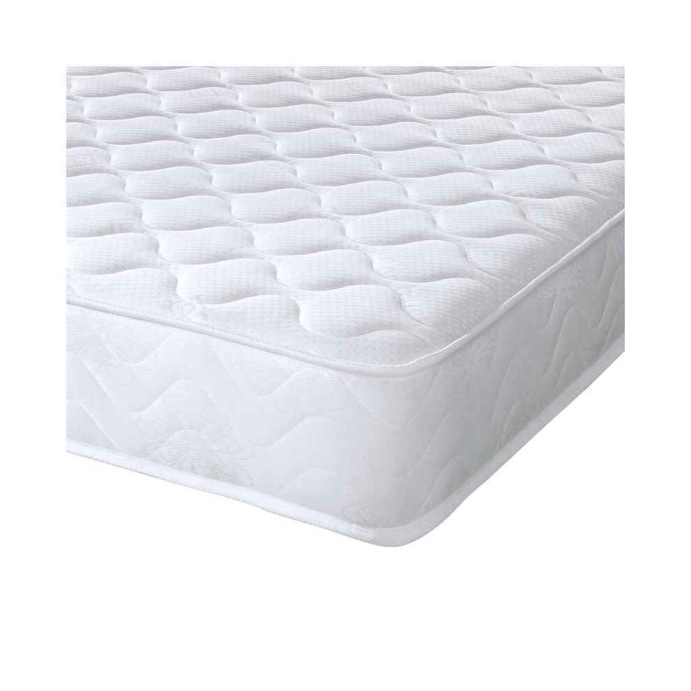 White (2Ft6 Shorty Small Single (75Cm X 175Cm)) Extreme Comfort Cooltouch Essentials Spring Value Mattress