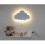 (cloud) White Wooden Night Light Wall Mounted Nursery Lighting e 1