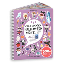 CUPKIN Halloween Sticker Books for Kids 3-5 Spooky Halloween Crafts fo