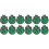 12 Pcs Fire Shaped Silicone Tennis Racket Shock Absorber 4