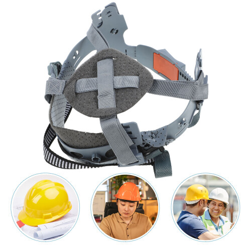 2Pcs Hard Hat Suspension Replacement Grey Sponge Insert for Safety 2