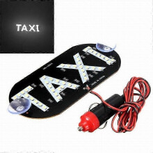 LED 12V Super Bright Auto Vehicles Windscreen Car Taxi Board Light Cab Indicator Plastic Taxi Light Car Lighting Cab Service Windshield Signv