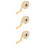 3 Rolls Blank Target Repairing Labels Decals Stickers 10